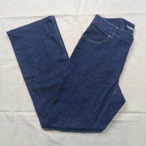 Liz Claiborne Womens Bootcut Jeans Size 8 Blue Pockets Denim Bottoms